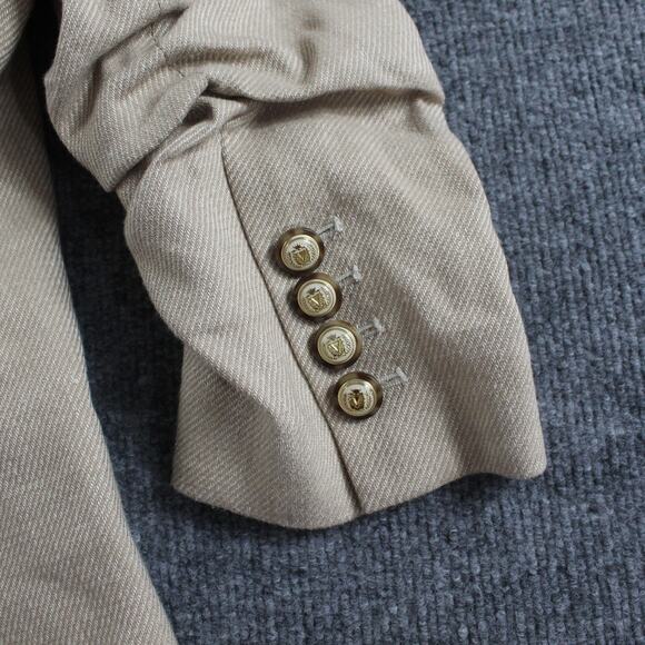 Veronica Beard Blazer Women 4 Kimmel Dickey Jacket Tan Classic Workwear Business - Picture 8 of 14